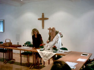 Eröffnungsfeier mit Segnung der Statue Katharina von Siena